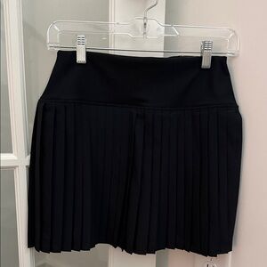 Abercrombie & Fitch YPB Black Pleated Tennis Skirt